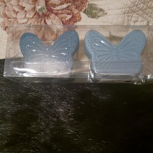 Butterfly Design Blue Serving Clips